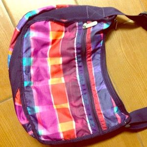LeSportSac Medium Plaid Shoulder Bag